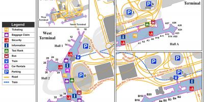 Paris orly airport map