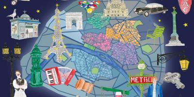 Map of Paris nightlife