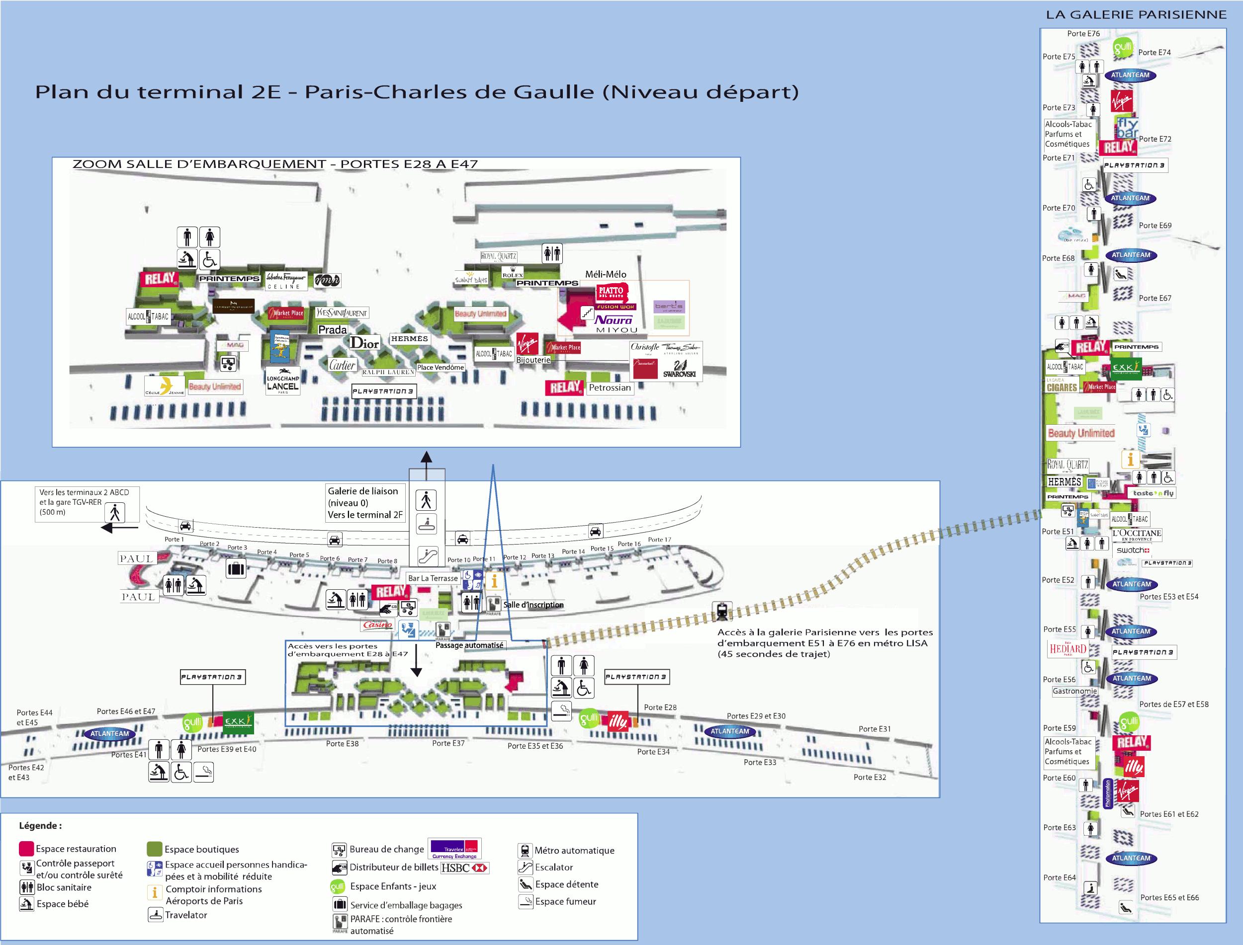 De Gaulle Airport Map