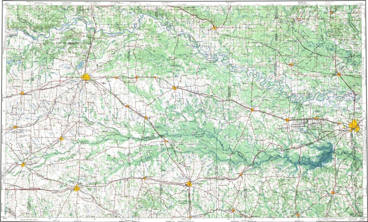 topographic map of Paris