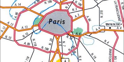 Paris airport locations map