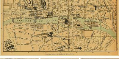 Early Paris map