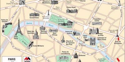 Map of Paris churches 