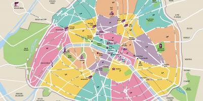 City map Paris