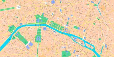 Street map of Paris France