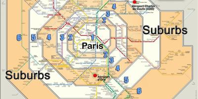 Paris zone 1 map